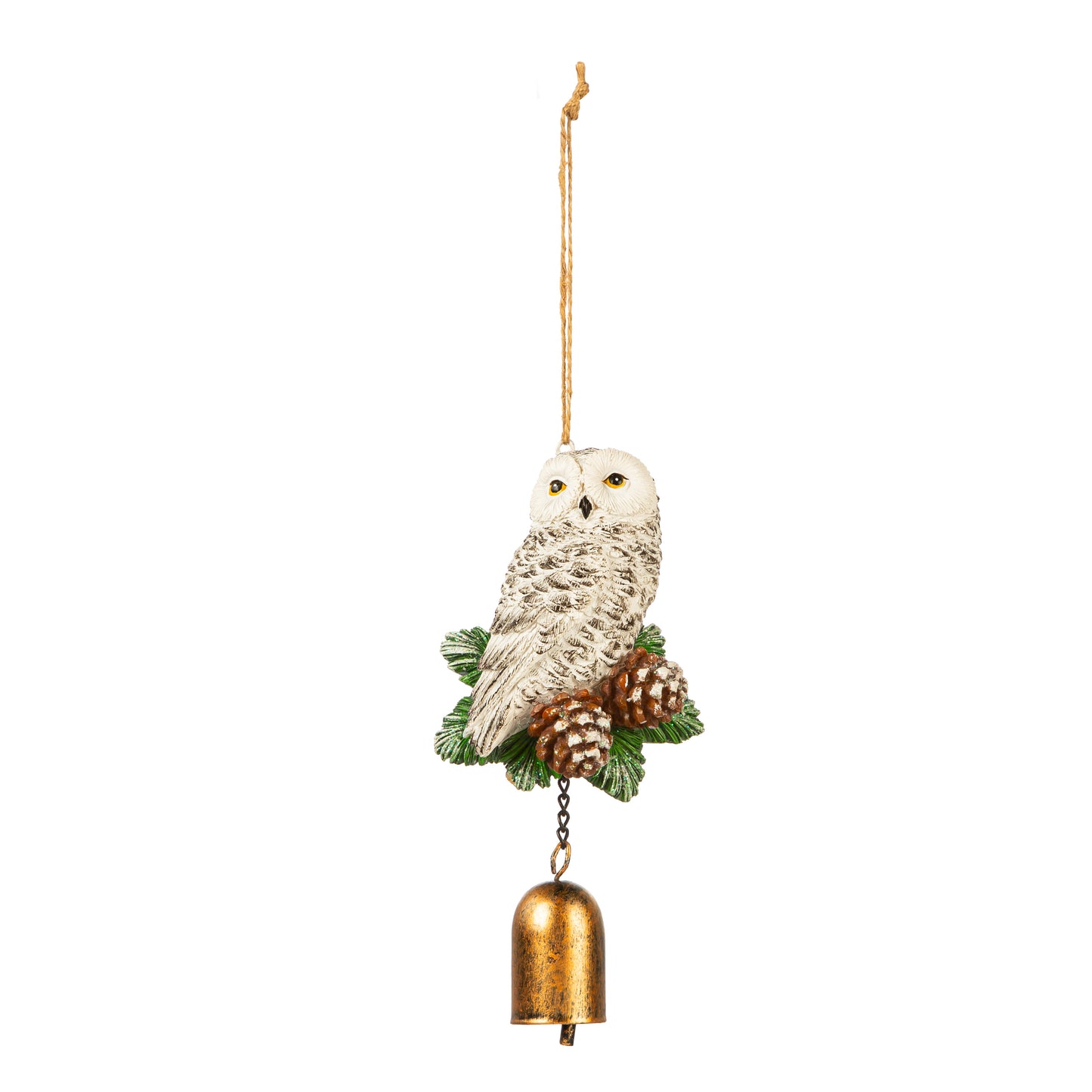 WOODLAND ANIMAL RESIN GARDENBELL