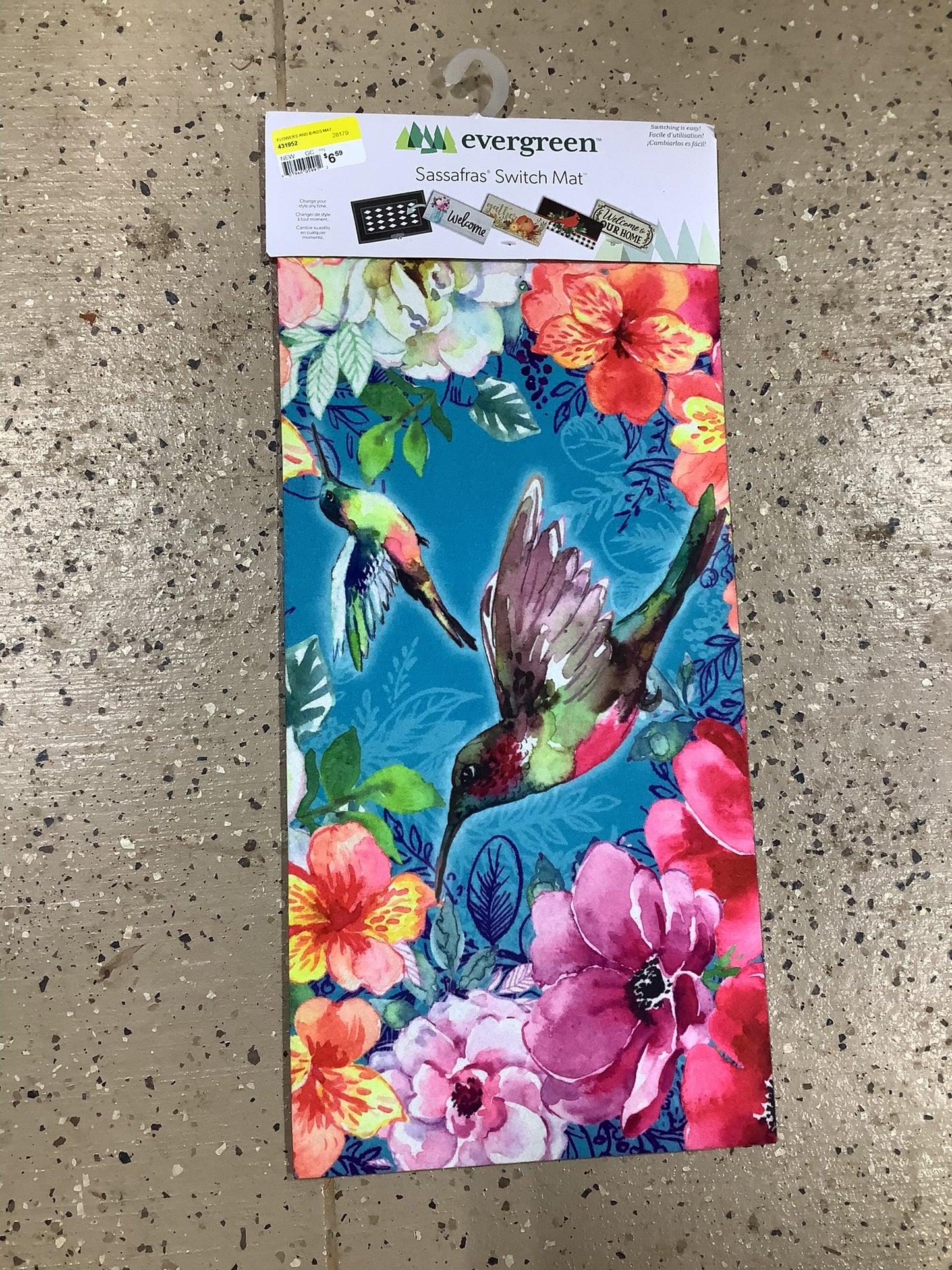 Flowers and Birds Switch Mat