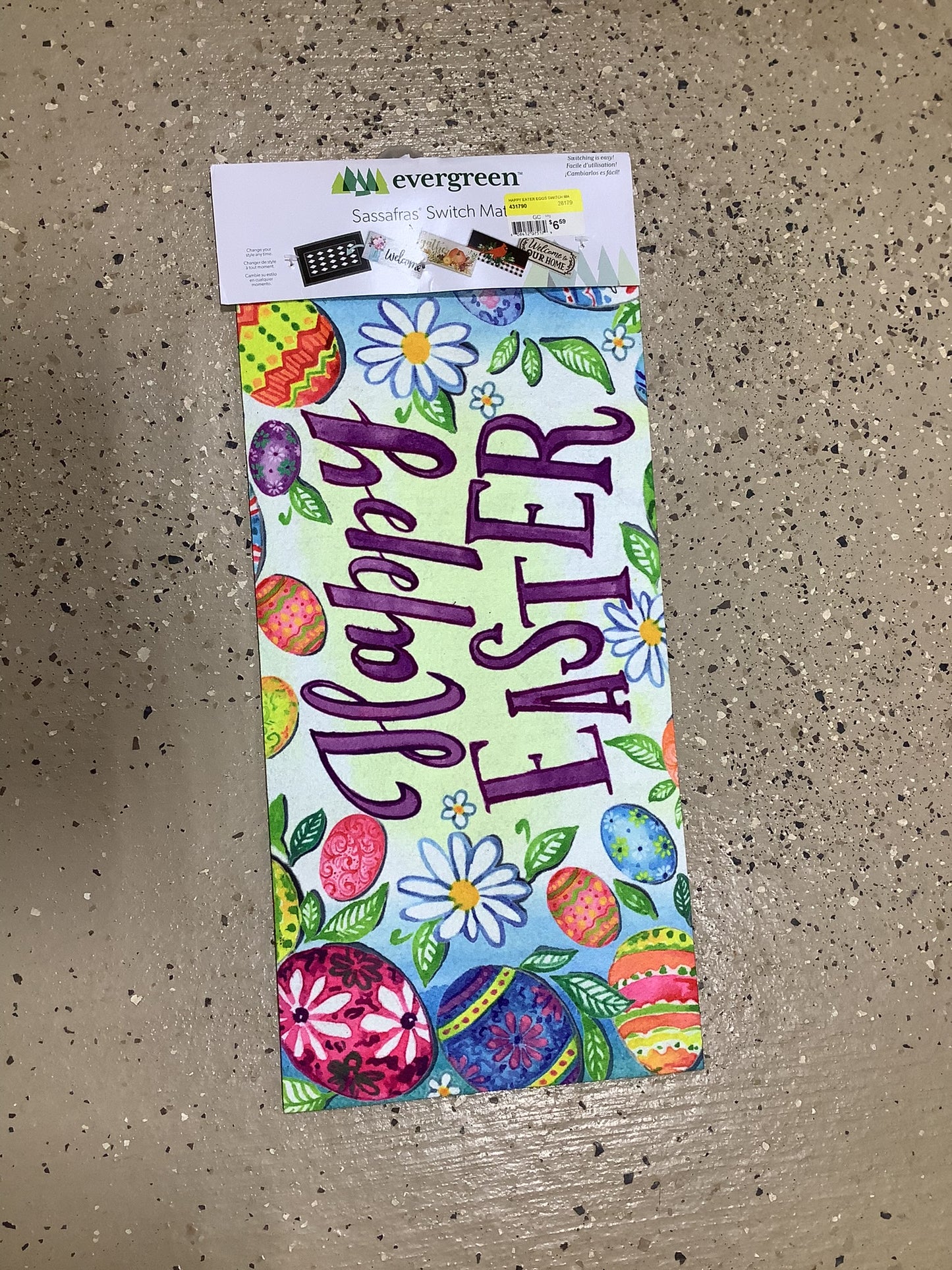 Happy Easter Eggs Switch Mat