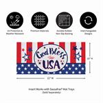 Bless The USA Bow Sassafras Switch Mat