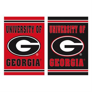 Embossed Suede Flag, GDN Size, University of Georgia