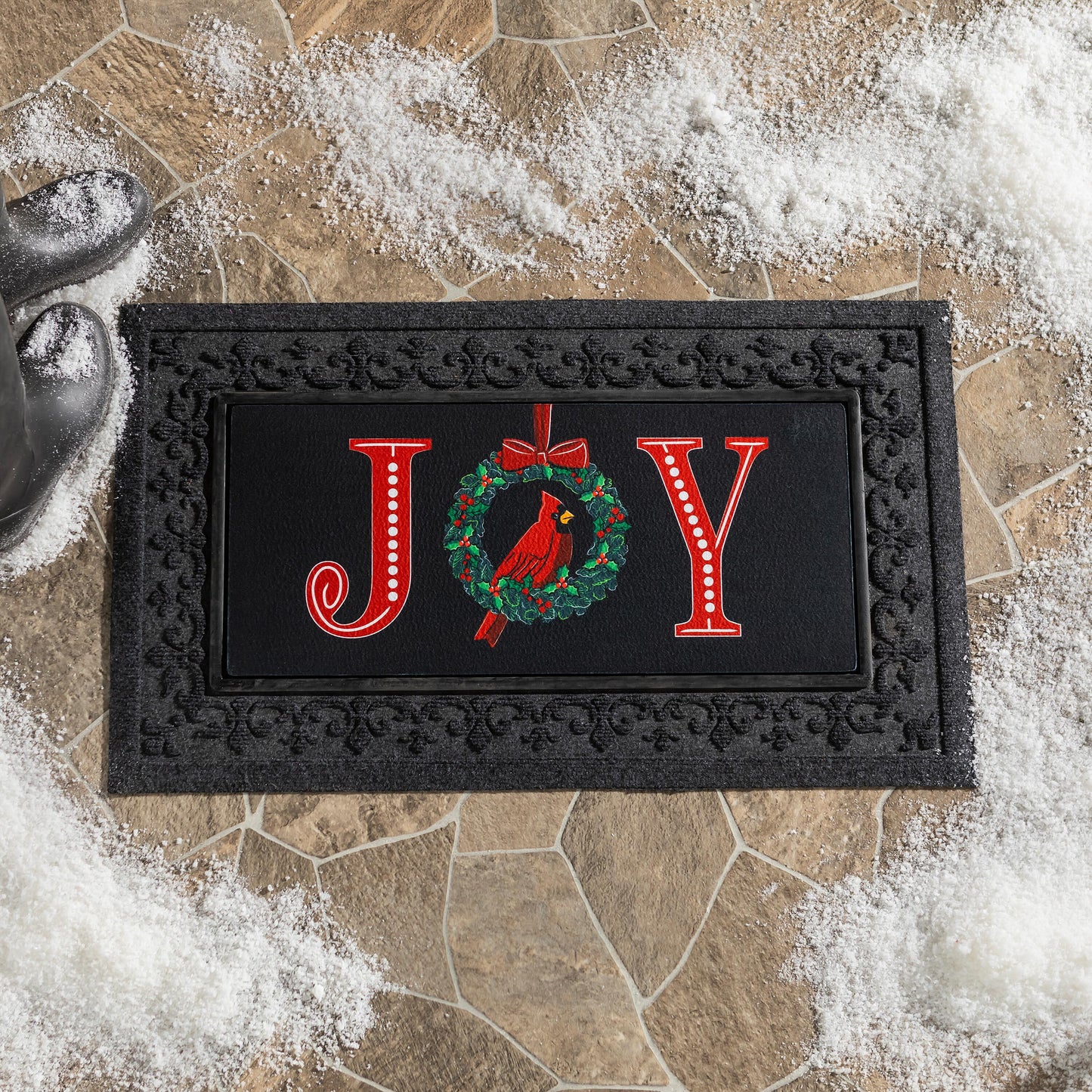 JOY TO THE WORLD WREATH SWITCH MAT