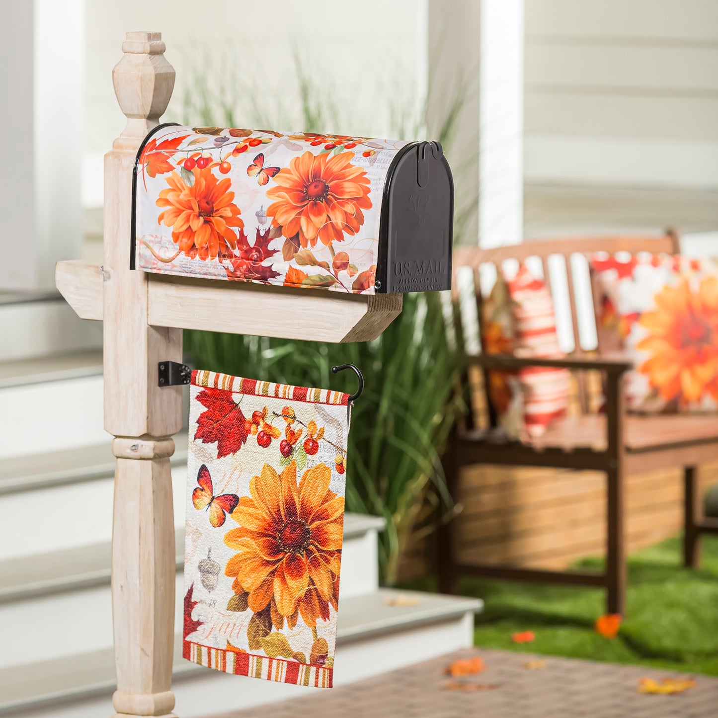 FALL IN LOVE MAILBOX COVER