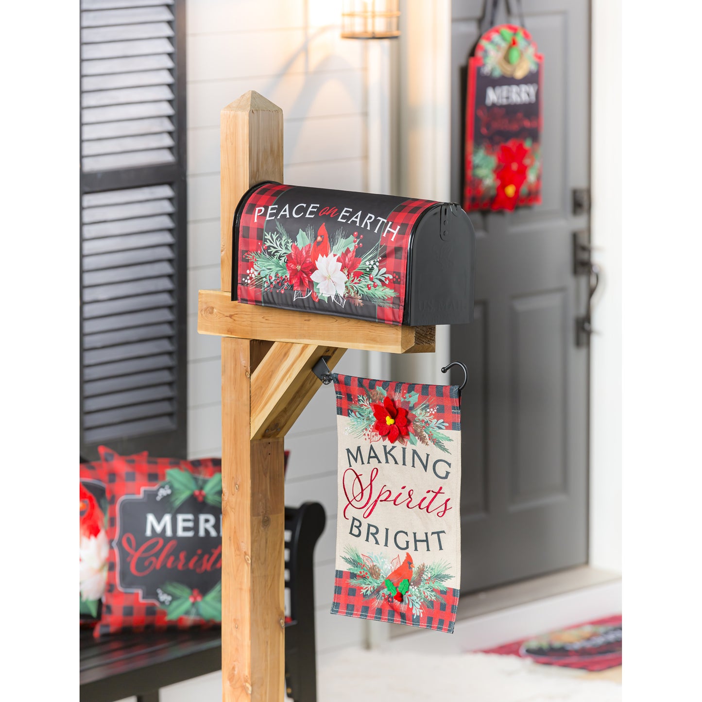 Christmas Joy Mailbox Cover