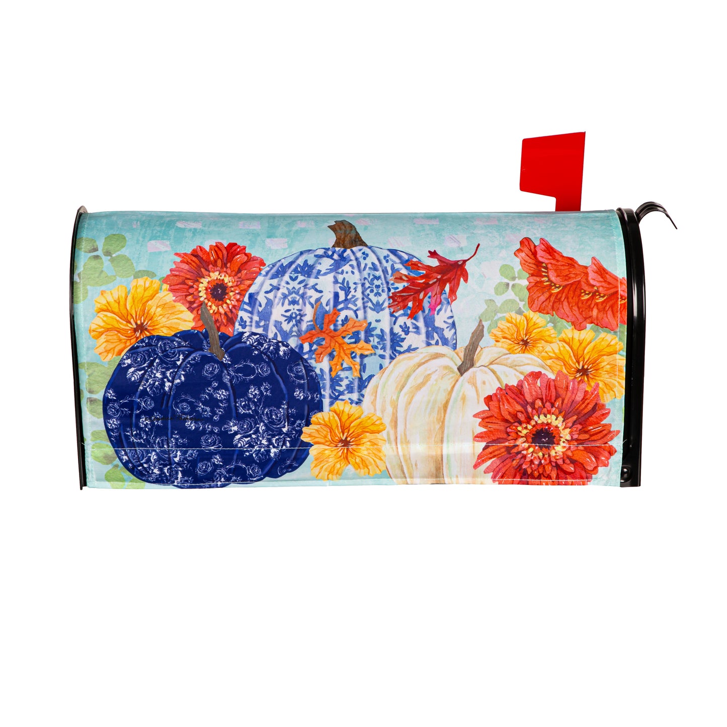 CHANGING SEASONS PUMPKINS MAILBOX COVER