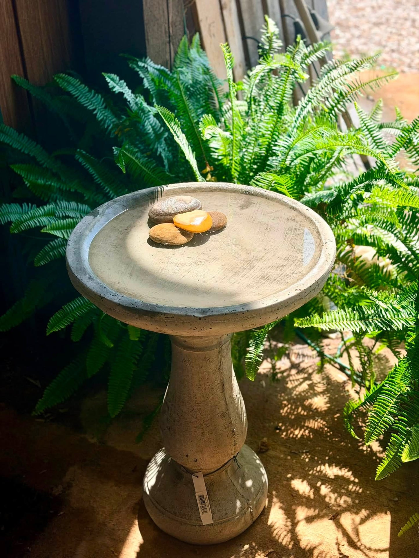 Concrete Birdbath 23" Tall