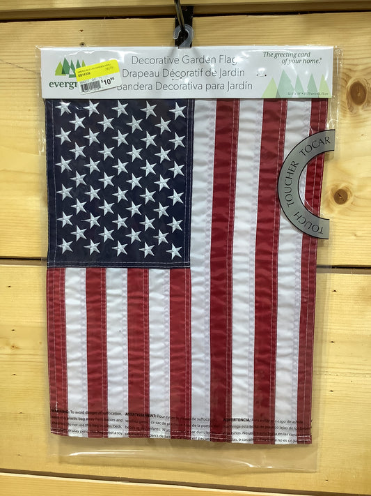 American Flag Garden Applique