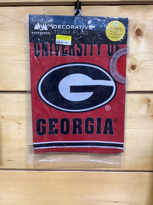 Embossed Suede Flag University of Georgia