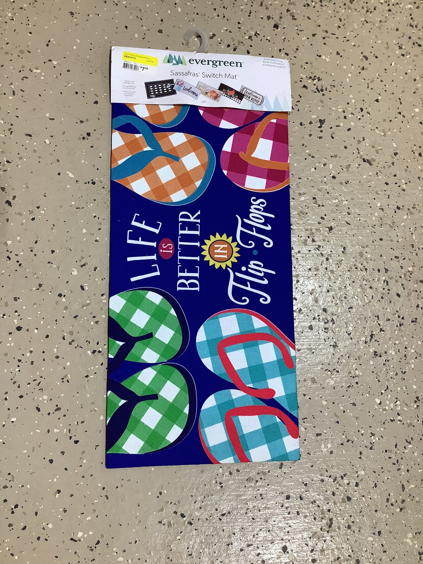 Flip Flop Life is Better Switch Mat