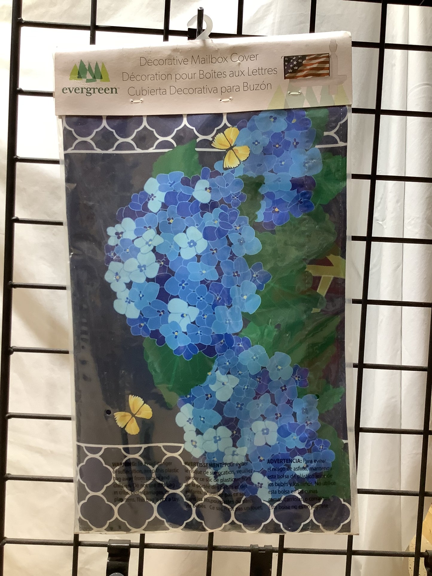 Hydrangea Blossoms Mailbox Cover