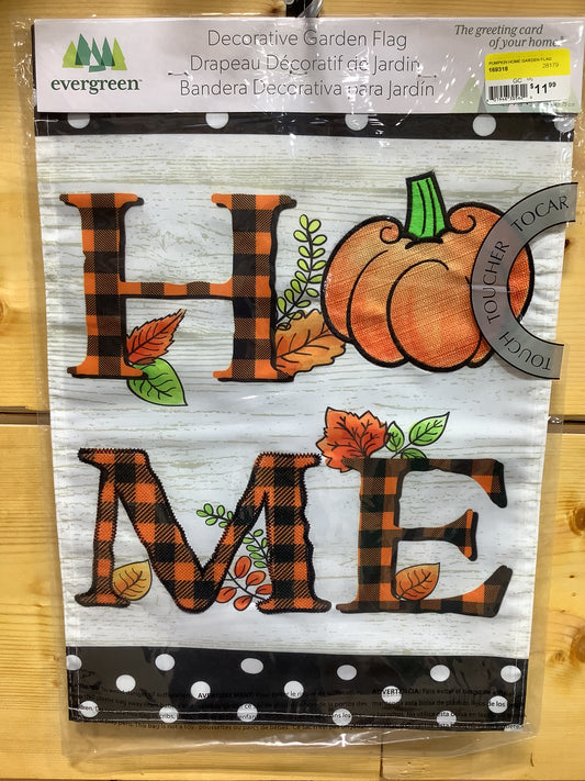 PUMPKIN HOME GARDEN FLAG