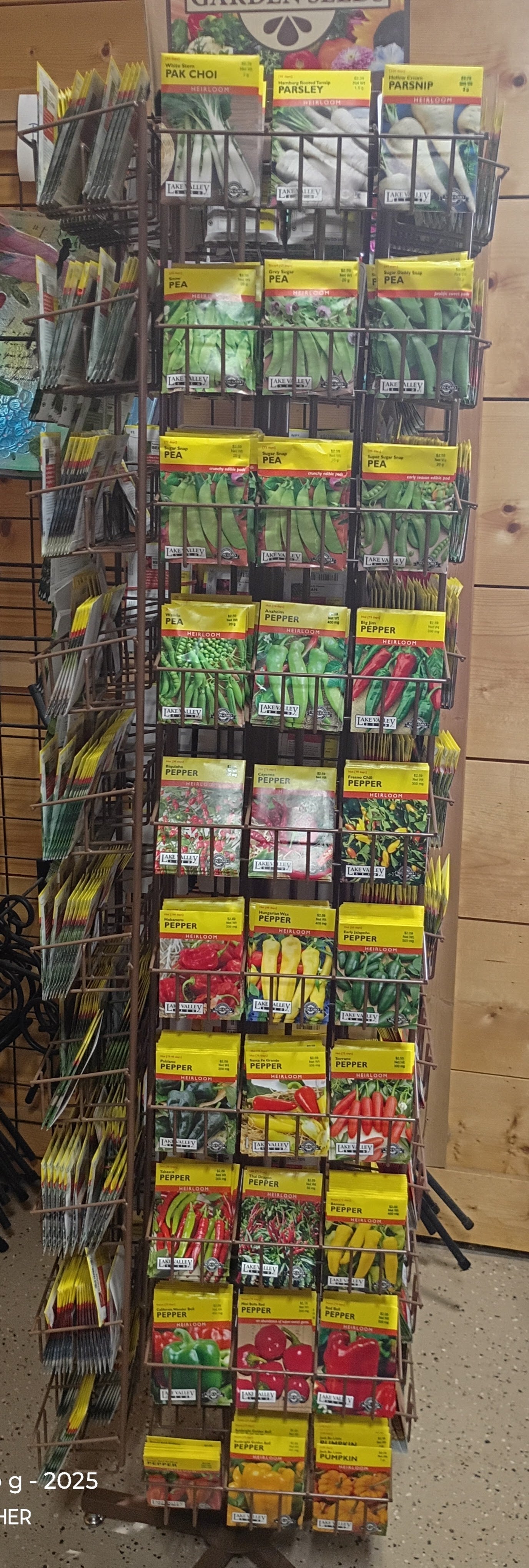 Assorted Vegetable Seed packs - Prices Vary