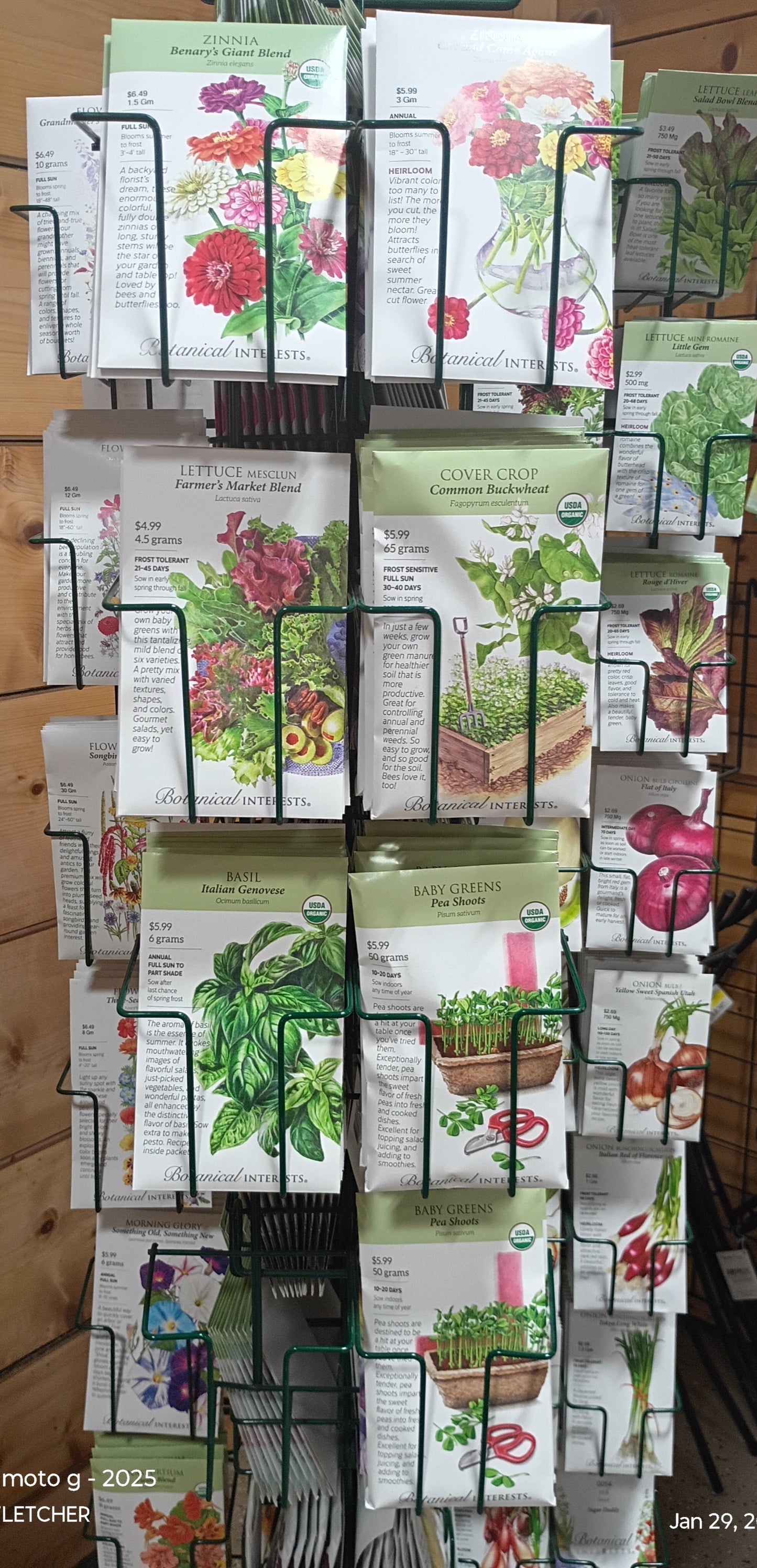Assorted Flower and Herb Seed Packs - Prices Vary