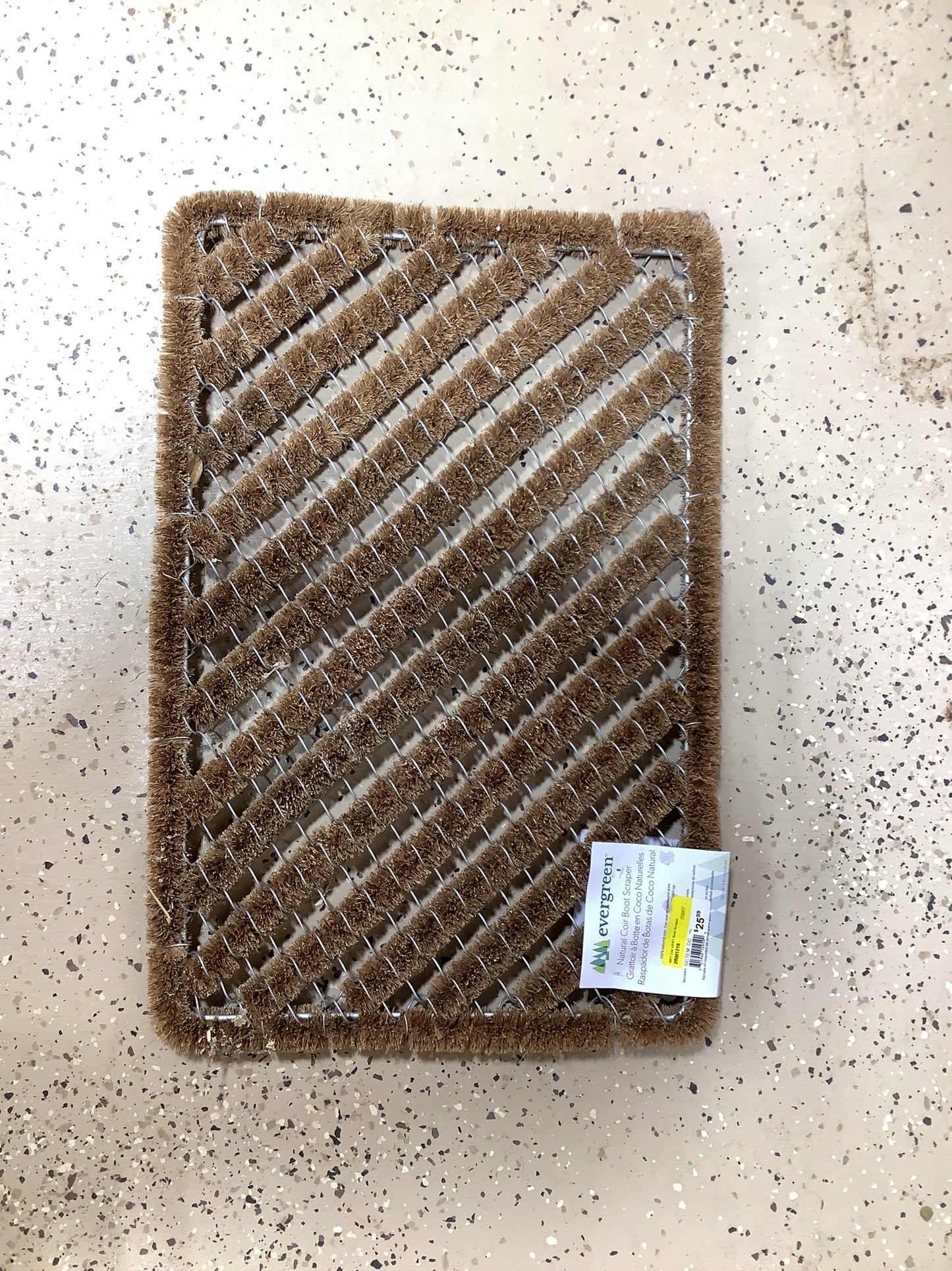 Natural Coir Vertical Boot Scrape