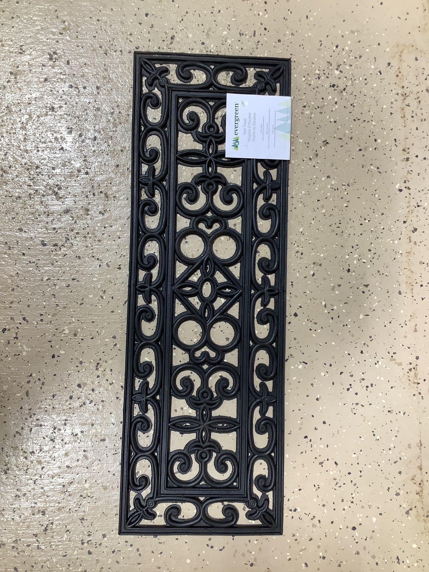 Ornate Rubber Stair Tread Mat