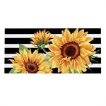 Striped Sunflowers Sassafras Switch Mat