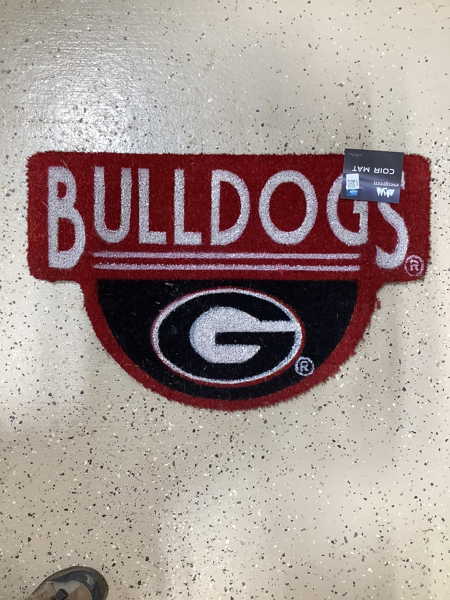 University of Georgia Coir Door Mat