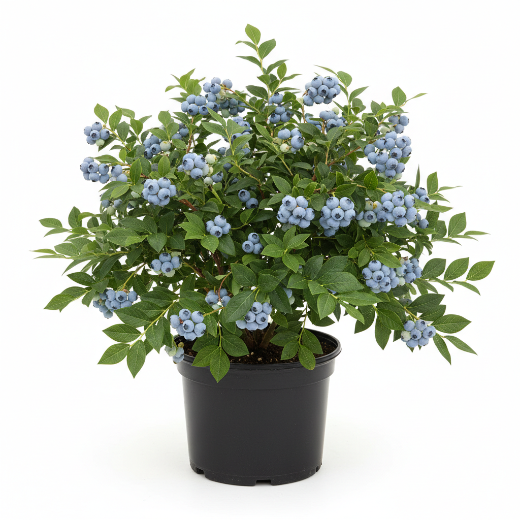 Powder Blue Blueberry Shrub- 1 Gallon