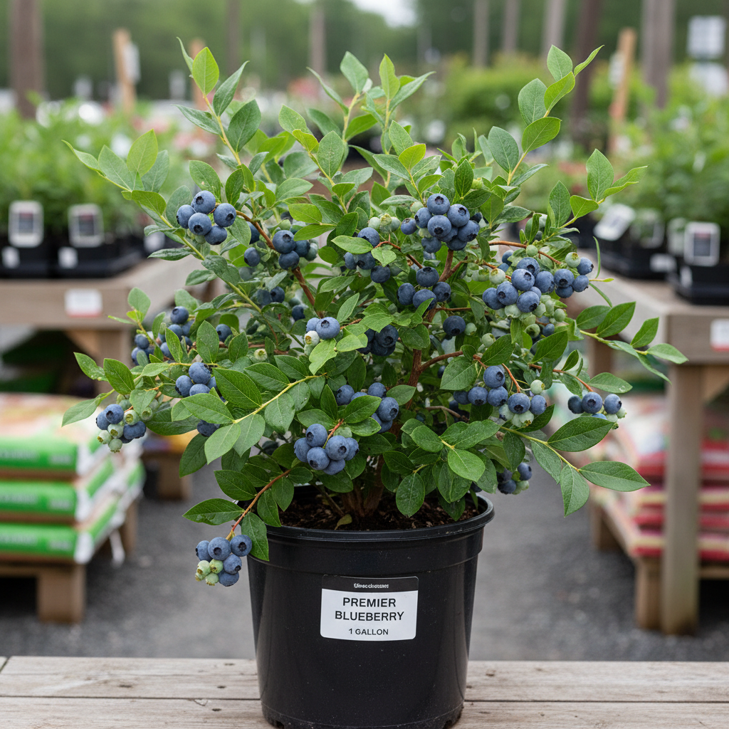 Premier Blueberry Shrub- 1 Gallon