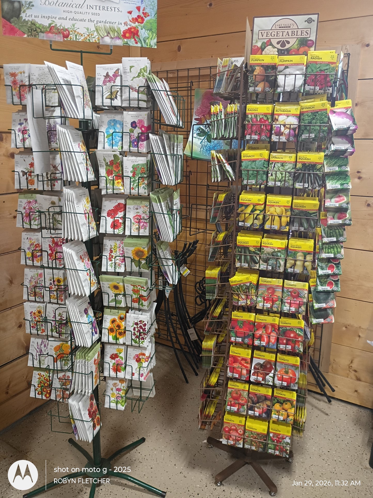 Assorted Vegetable Seed packs - Prices Vary
